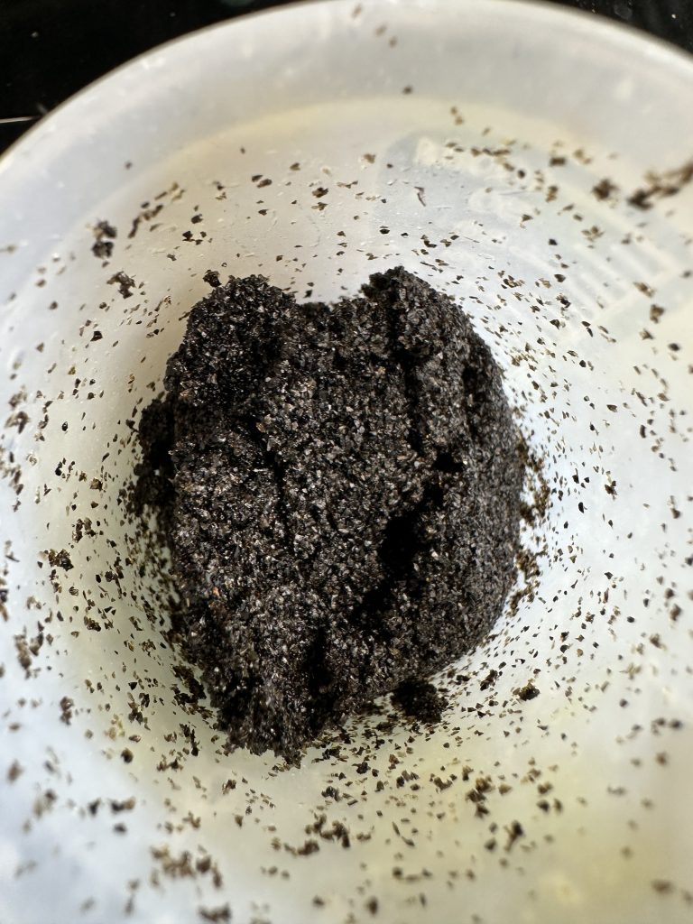 Alkali activated furnace slag crumbles like wet sand and never hardens